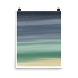 Wall art print, Poster, wall art print, ocean print, blue art, green art, decor print, ocean art print, abstract art