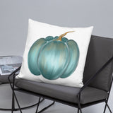 Pillow Rustic blue pumpkin, Basic Pillow, fall decor, autumn decor, gift, home decorator pillow, designer pillow