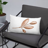 Neutral branch design, fall decor, designer pillow, Basic Pillow, minimalist design, gift, decorator pillow