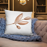 Neutral branch design, fall decor, designer pillow, Basic Pillow, minimalist design, gift, decorator pillow