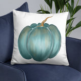 Pillow Rustic blue pumpkin, Basic Pillow, fall decor, autumn decor, gift, home decorator pillow, designer pillow