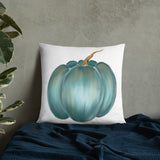 Pillow Rustic blue pumpkin, Basic Pillow, fall decor, autumn decor, gift, home decorator pillow, designer pillow