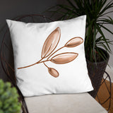Neutral branch design, fall decor, designer pillow, Basic Pillow, minimalist design, gift, decorator pillow