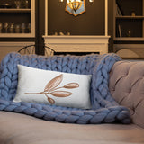 Neutral branch design, fall decor, designer pillow, Basic Pillow, minimalist design, gift, decorator pillow