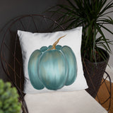 Pillow Rustic blue pumpkin, Basic Pillow, fall decor, autumn decor, gift, home decorator pillow, designer pillow