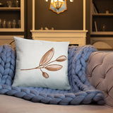 Neutral branch design, fall decor, designer pillow, Basic Pillow, minimalist design, gift, decorator pillow
