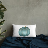 Pillow Rustic blue pumpkin, Basic Pillow, fall decor, autumn decor, gift, home decorator pillow, designer pillow
