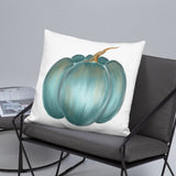 Pillow Rustic blue pumpkin, Basic Pillow, fall decor, autumn decor, gift, home decorator pillow, designer pillow