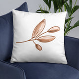 Neutral branch design, fall decor, designer pillow, Basic Pillow, minimalist design, gift, decorator pillow