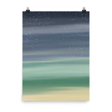 Wall art print, Poster, wall art print, ocean print, blue art, green art, decor print, ocean art print, abstract art