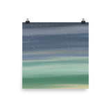 Wall art print, Poster, wall art print, ocean print, blue art, green art, decor print, ocean art print, abstract art