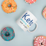 Mug, “keto morning, noon, and night”,  ketogenic lifestyle, keto, keto mug, coffee mug, coffee cup