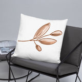 Neutral branch design, fall decor, designer pillow, Basic Pillow, minimalist design, gift, decorator pillow