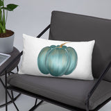 Pillow Rustic blue pumpkin, Basic Pillow, fall decor, autumn decor, gift, home decorator pillow, designer pillow