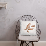 Neutral branch design, fall decor, designer pillow, Basic Pillow, minimalist design, gift, decorator pillow