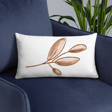 Neutral branch design, fall decor, designer pillow, Basic Pillow, minimalist design, gift, decorator pillow