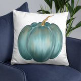 Pillow Rustic blue pumpkin, Basic Pillow, fall decor, autumn decor, gift, home decorator pillow, designer pillow