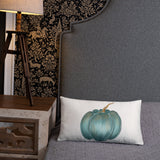 Pillow Rustic blue pumpkin, Basic Pillow, fall decor, autumn decor, gift, home decorator pillow, designer pillow