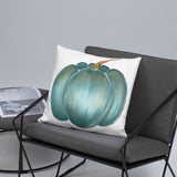 Pillow Rustic blue pumpkin, Basic Pillow, fall decor, autumn decor, gift, home decorator pillow, designer pillow