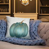 Pillow Rustic blue pumpkin, Basic Pillow, fall decor, autumn decor, gift, home decorator pillow, designer pillow