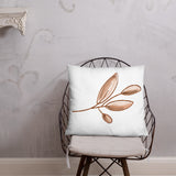 Neutral branch design, fall decor, designer pillow, Basic Pillow, minimalist design, gift, decorator pillow