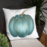 Pillow Rustic blue pumpkin, Basic Pillow, fall decor, autumn decor, gift, home decorator pillow, designer pillow