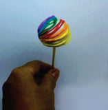 CAKE POPS, CAKEPOPS,100 RAINBOW cake pops for bulk order, restaurants food service industry.* shipping cost included