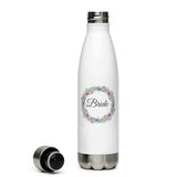 Stainless Steel Water Bottle, BRIDE, Wine tumbler, Wedding Day, Bachelorette Party, Bridal shower,