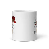 MUG, Santa's favorite HO, White glossy mug, Christmas, funny Holiday joke mug for morning coffee or hot chocolate