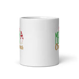 MUG, Merry Christmas Hat, Christmas mugs, gift cup mug, White glossy mug, cup, Christmas mug, gift, White glossy mug