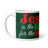 MUG, Jesus is the reason for the Season Christmas mug, gift cup, White glossy mug, cup, Christmas mug, gift, White glossy mug
