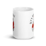 MUG, Let's Snuggle bear mug, White glossy mug, Christmas,  Holiday mug, cheery mug gift idea for morning coffee or hot chocolate , mugs.