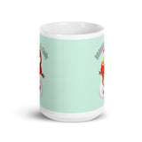 MUG, Snowman, Brrrr it's Chilly, mug, White glossy mug, Christmas,  Holiday mug, cheery mug gift idea for morning coffee/hot chocolate/ mugs.