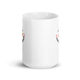 MUG, Snowman face, mug, White glossy mug, Christmas,  Holiday mug, cheery mug gift idea for morning coffee/hot chocolate/ mugs.