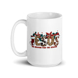 MUG, Jesus is the reason, White glossy mug, Christmas, religious Holiday Christian mug for morning coffee or hot chocolate faith