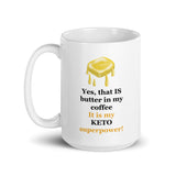 Mug, yes that IS butter in my coffee, keto bulletproof coffee mugs, ketogenic diet mug, Keto bulletproof coffee mugs, cup mug, White glossy mug, cup, keto dieters mugs, gift, White glossy mug