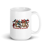 MUG, Jesus is the reason, White glossy mug, Christmas, religious Holiday Christian mug for morning coffee or hot chocolate faith