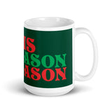 MUG, Jesus is the reason for the Season Christmas mug, gift cup, White glossy mug, cup, Christmas mug, gift, White glossy mug