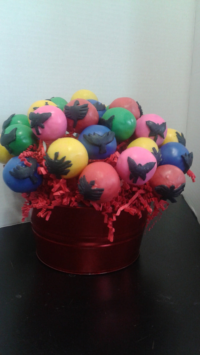 Power Ranger cake pops for a very special little boy! – 23sweets