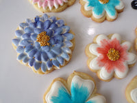 floral cookie set by 23sweets royal iced decorated cookies, flowers