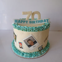 custom snapshot birthday cake by 23sweets.com