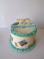 custom snapshot birthday cake by 23sweets.com