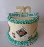 custom snapshot birthday cake by 23sweets.com