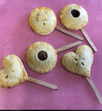 100 PIE POPS, 100 quantity, shipping included, BULK ORDERS AVAILABLE, weddings or Corporate orders