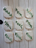 COOKIES with Leaf design, ENGAGEMENT, SHOWER, Bridal/ wedding COOKIES  vibrant bold colours royal icing DECORATED -COOKIES