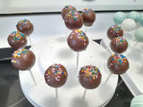 CAKE POPS milk chocolate covered CAKEPOPS (1 Dozen)