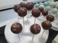 CAKE POPS milk chocolate covered CAKEPOPS (1 Dozen)