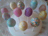 Easter egg cakepops, cakepops, Easter dessert