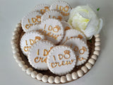 COOKIES, "I DO" bridal shower, bachelorette party cookies, 1 dozen cookies