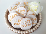 COOKIES, "I DO" bridal shower, bachelorette party cookies, 1 dozen cookies